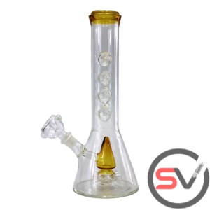 COLOR CONE WATER PIPE YELLOW 10inch